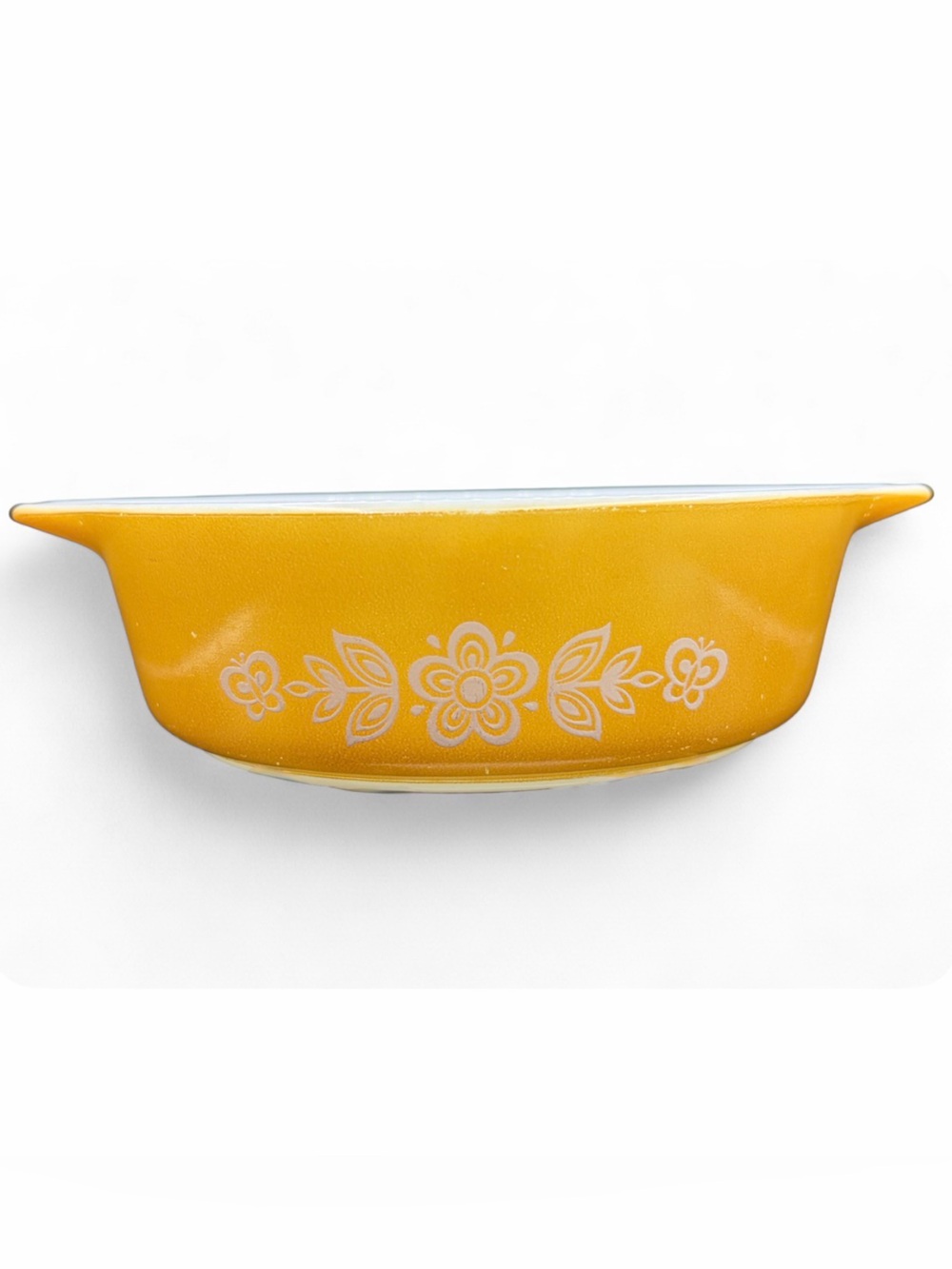 Pyrex Butterfly Gold 471 Vintage Cinderella Casserole Dish Ovenware Cottagecore
